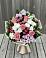 Букет цветов из: Альстромерии, Гвоздики, Розы и Хризантемы в Белице