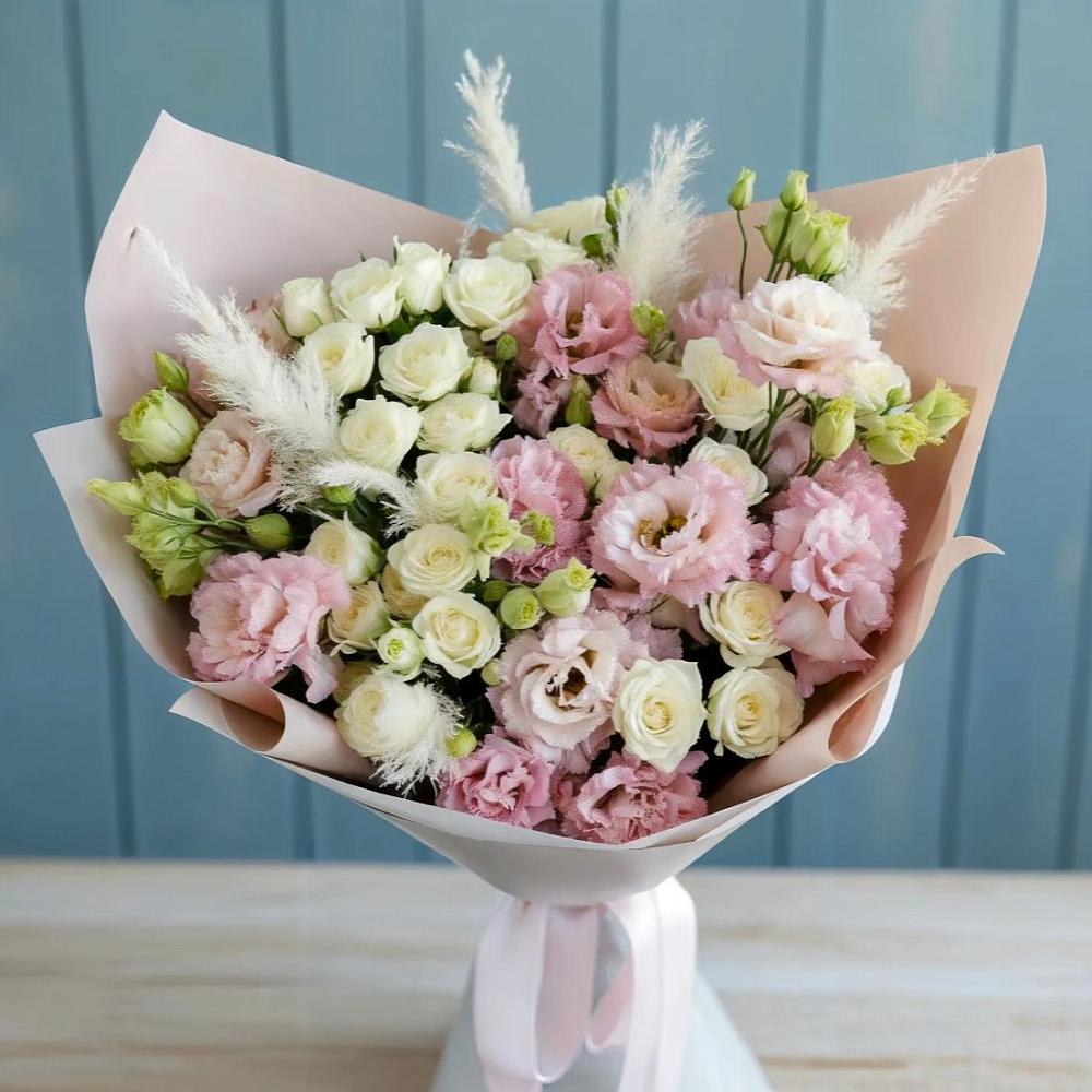 Букет цветов из: Альстромерии и Розы в Белице