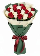 Букет Микс из красных и белых роз #REPLACE_PRED# Белице
