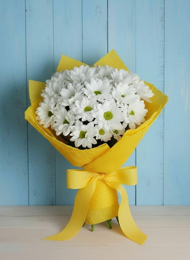Букет цветов из: Хризантемы в Белице