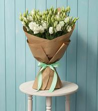 Букет цветов из:  Лизиантусы #REPLACE_PRED# Белице