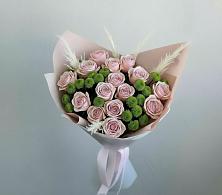Букет цветов из:  Розы и Хризантемы #REPLACE_PRED# Белице