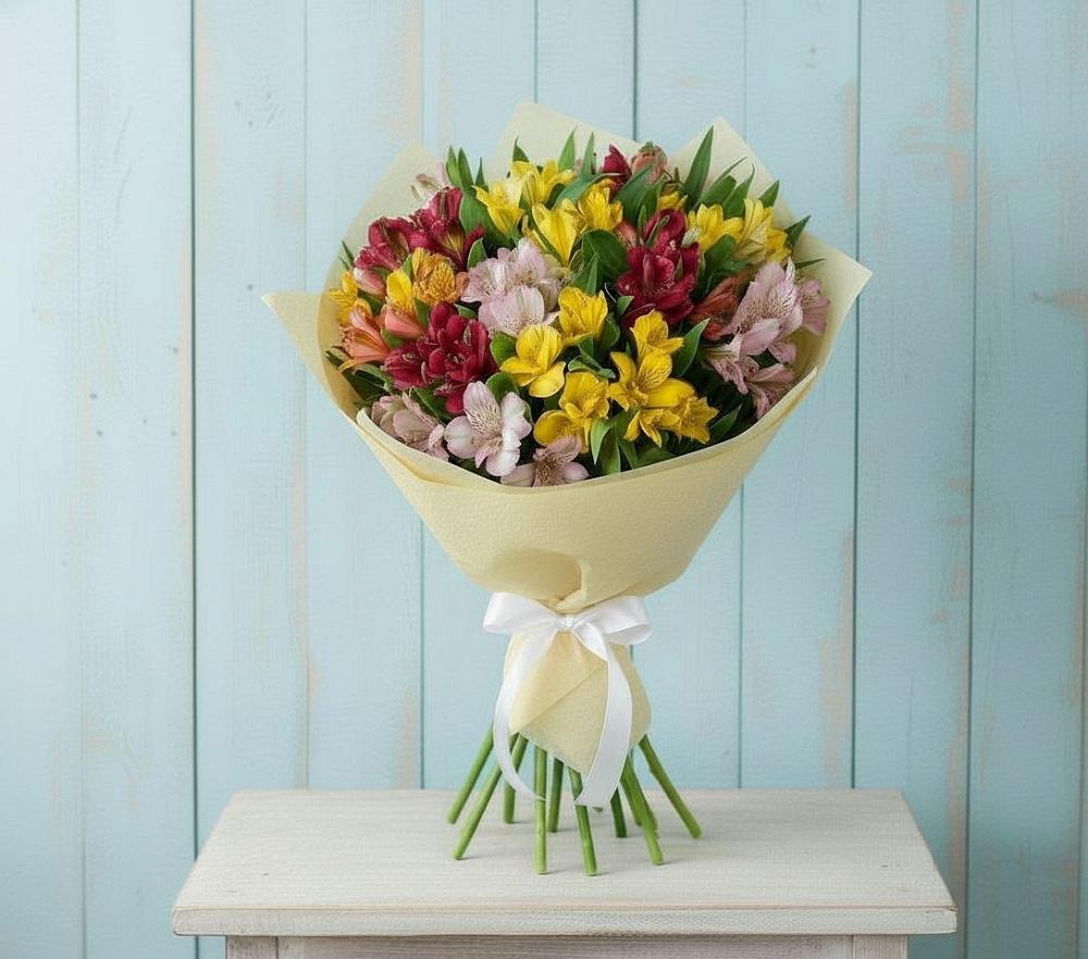 Букет цветов из: Альстромерии в Белице