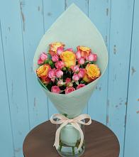 Букет цветов из:  Розы #REPLACE_PRED# Белице