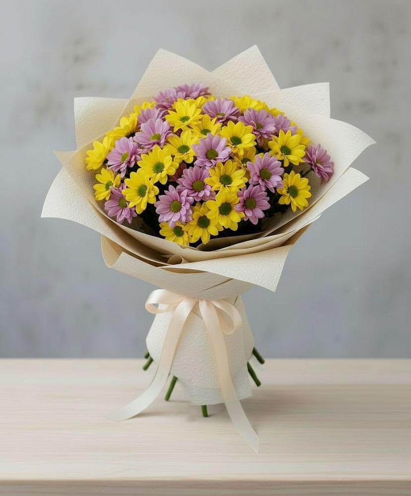 Букет цветов из: Хризантемы в Белице